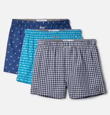 Columbia PFG Printed Woven Boxer - 3 pack by COLUMBIA