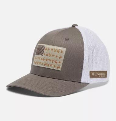 Columbia PHG Game Flag Mesh Ball Cap by COLUMBIA