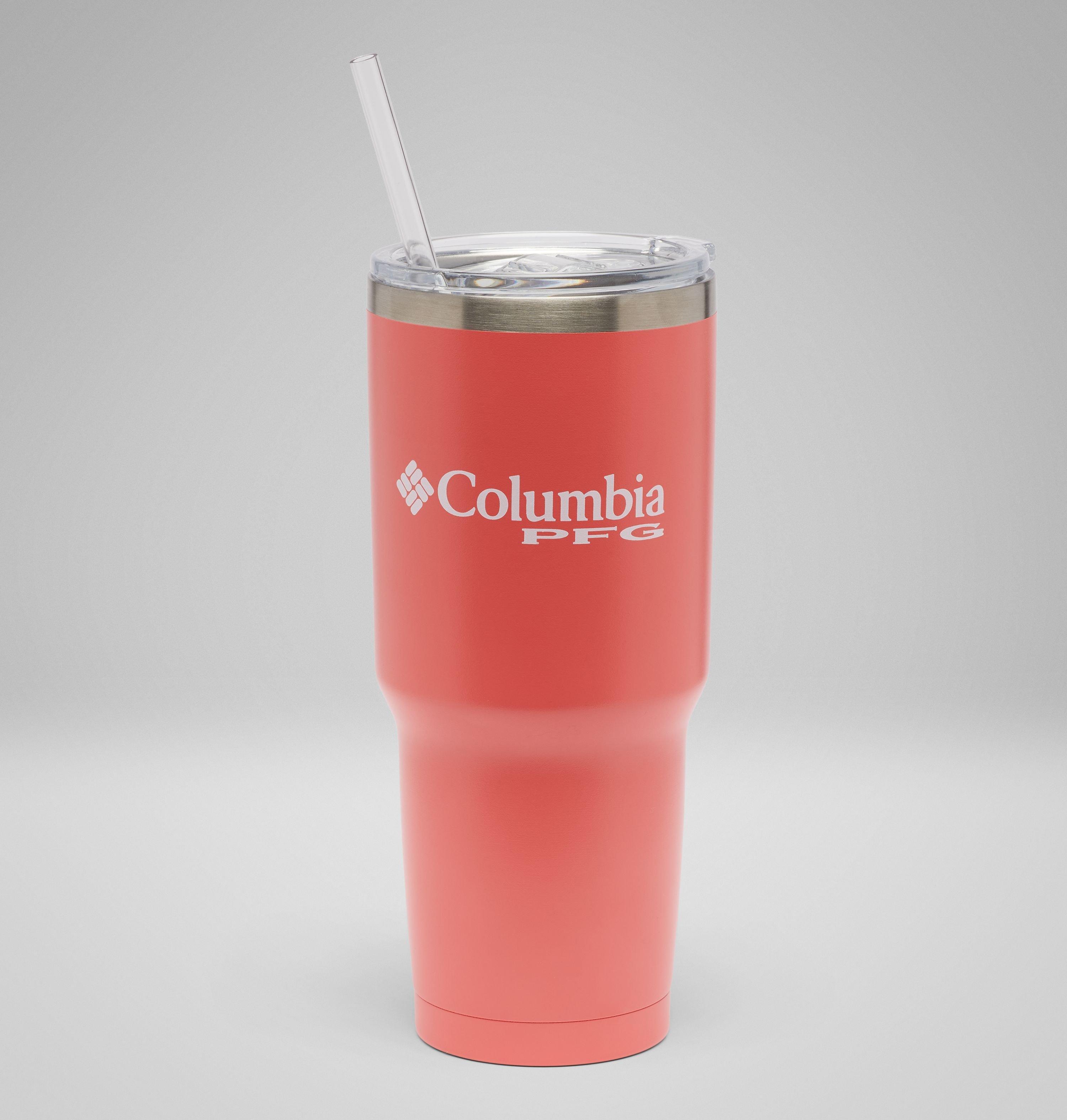 Columbia Stainless Steel Vacuum Tumbler With Straw - 30 oz by COLUMBIA
