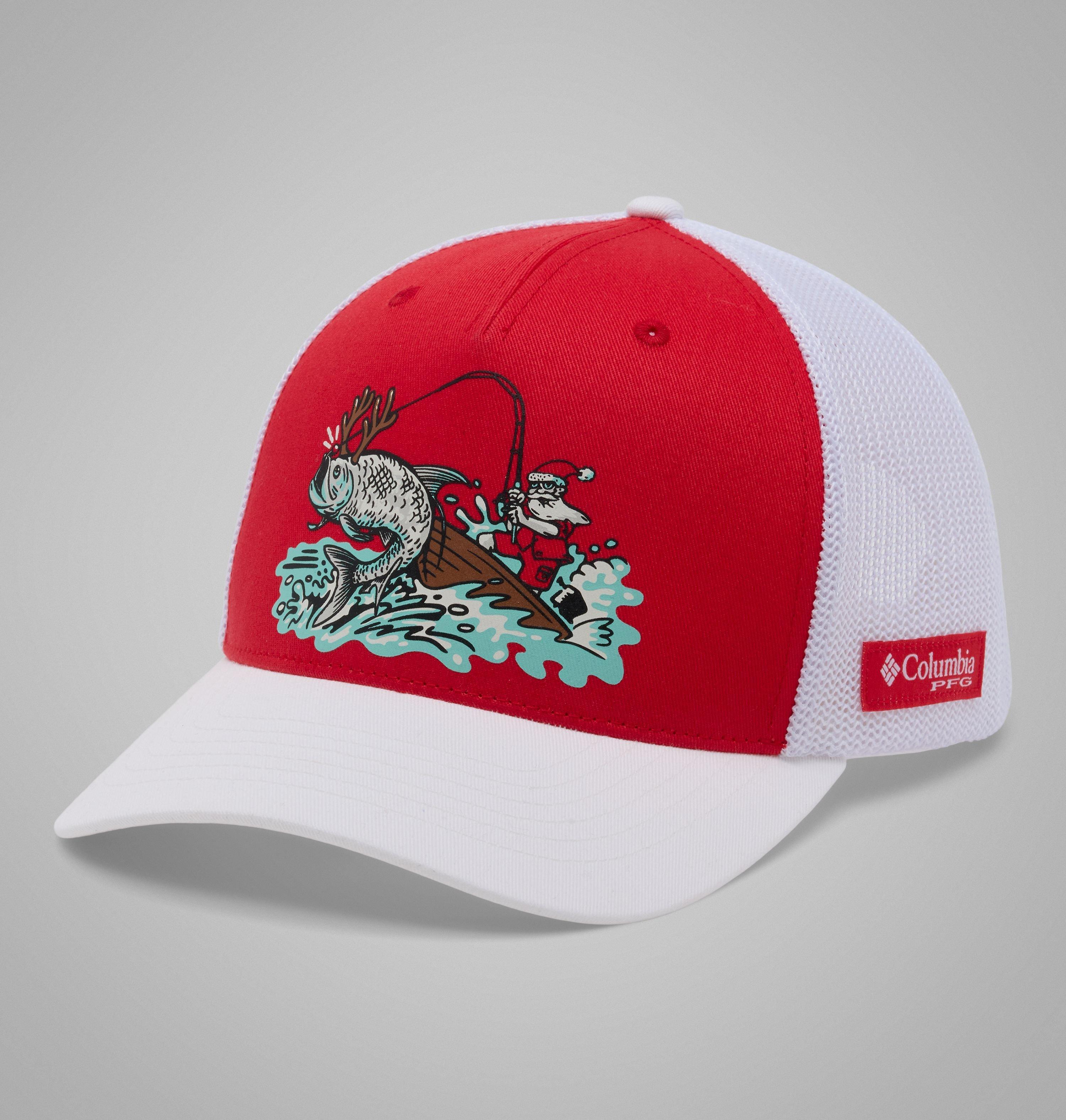 Columbia Ugly PFG Christmas Mesh Ball Cap by COLUMBIA