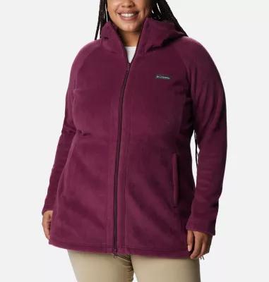 Columbia Women s Benton Springs II Long Fleece Hoodie - Plus Size by COLUMBIA