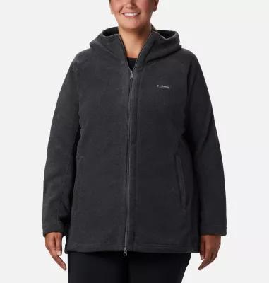 Columbia Women s Benton Springs II Long Fleece Hoodie - Plus Size by COLUMBIA
