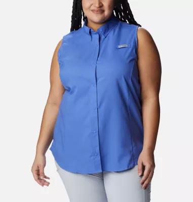 Columbia Women s PFG Tamiami Sleeveless Shirt - Plus Size by COLUMBIA