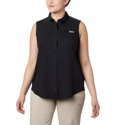 Columbia Women s PFG Tamiami Sleeveless Shirt - Plus Size by COLUMBIA