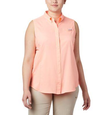 Columbia Women s PFG Tamiami Sleeveless Shirt - Plus Size by COLUMBIA