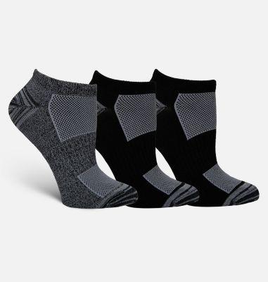 Columbia Women's 3PK Flat-Knit No-Show Socks by COLUMBIA