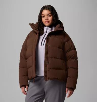 Columbia Women's Amaze Puff Hooded Jacket - Plus Size by COLUMBIA