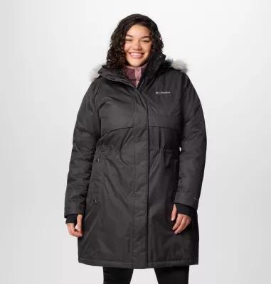 Columbia Women's Apres Arson II Winter Long Down Jacket - Plus Size by COLUMBIA