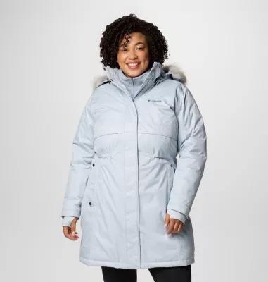 Columbia Women's Apres Arson II Winter Long Down Jacket - Plus Size by COLUMBIA