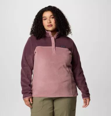 Columbia Women's Benton Springs Half Snap Pullover Fleece II - Plus Size by COLUMBIA