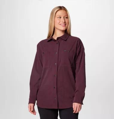Columbia Women's Blue Point Creek Corduroy Shirt Jacket by COLUMBIA