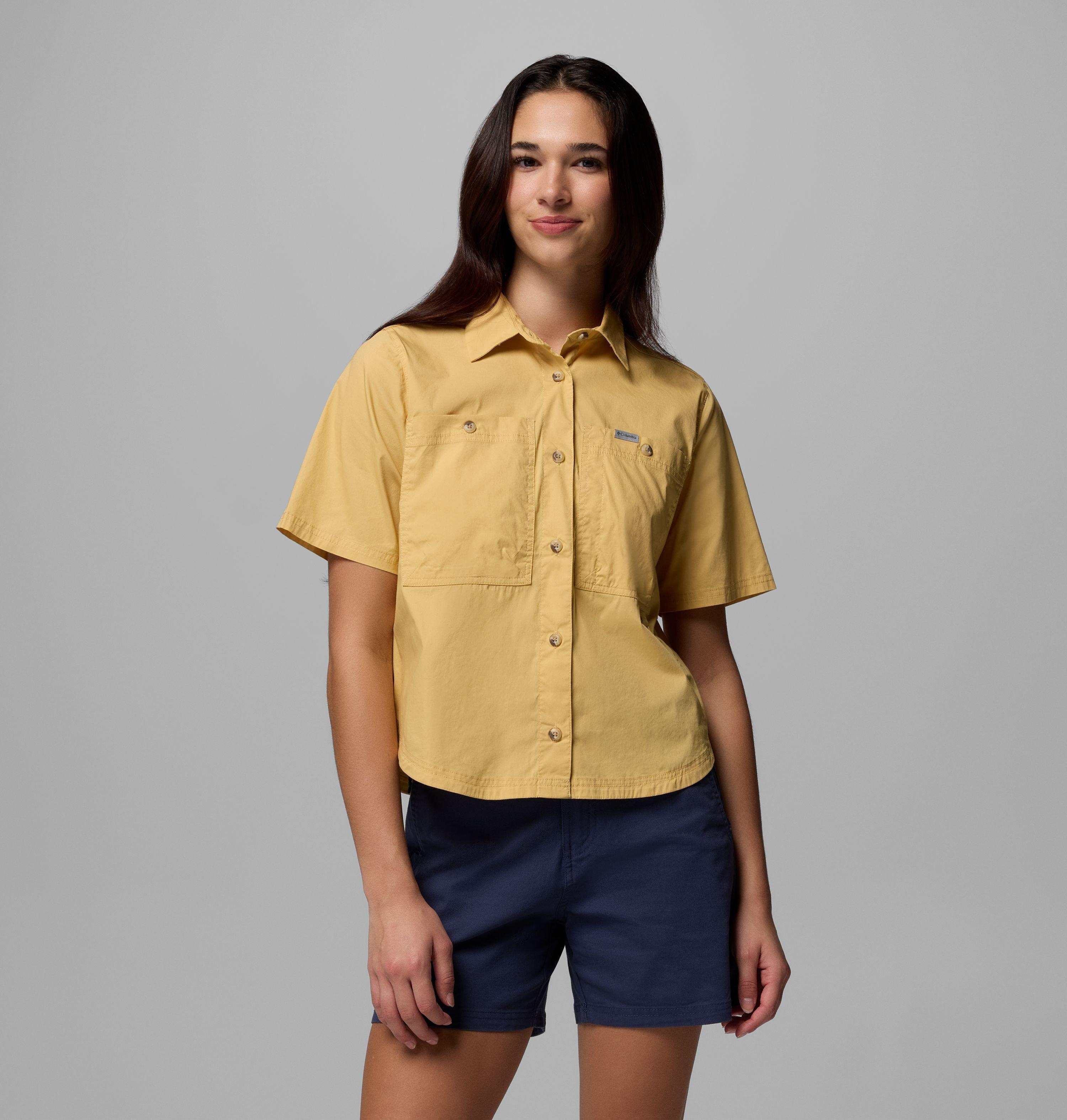 Columbia Women's Brea Falls Woven Short Sleeve Shirt by COLUMBIA