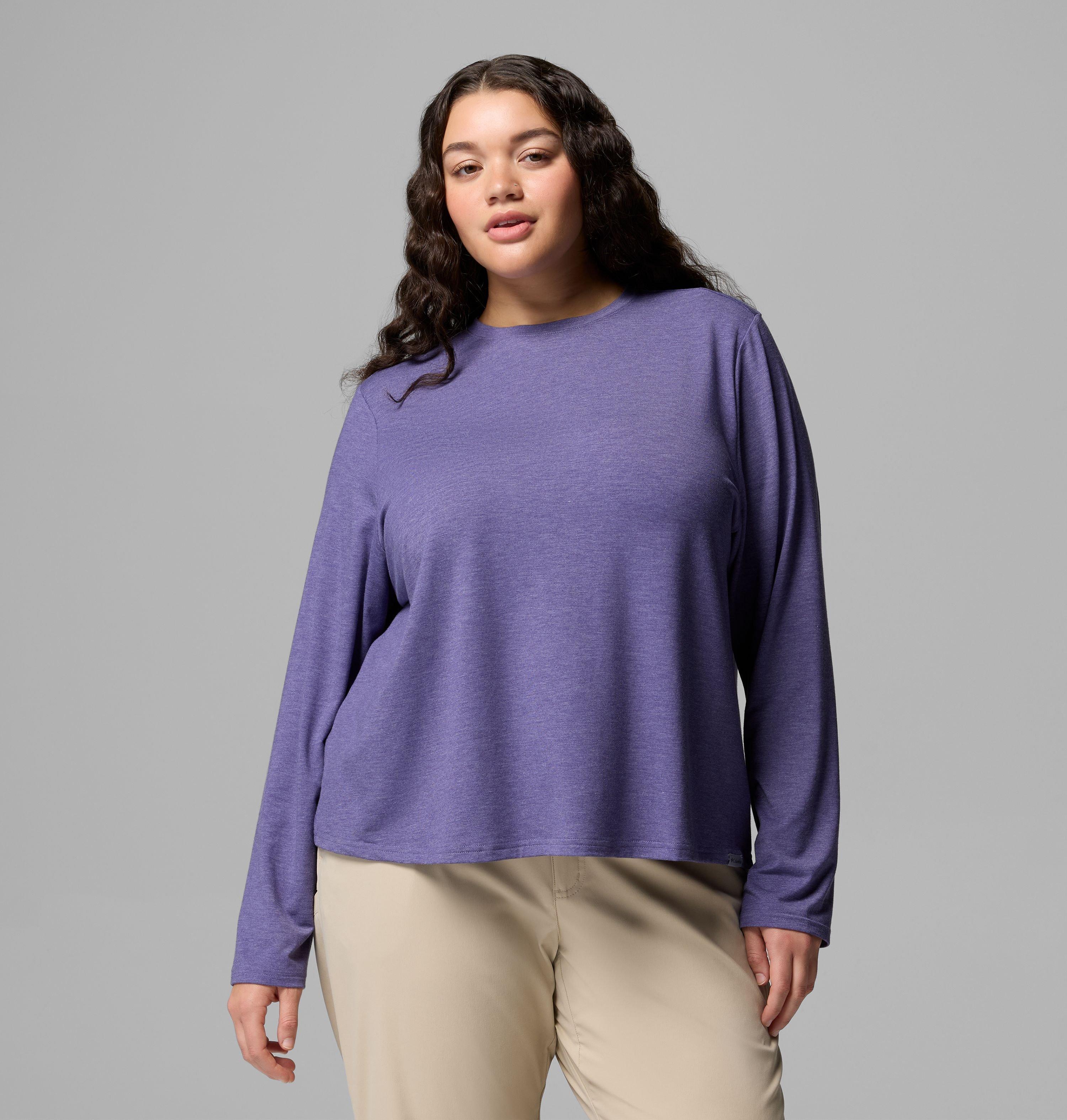 Columbia Women's CSC Soft Stretch Long Sleeve T-Shirt - Plus Size by COLUMBIA