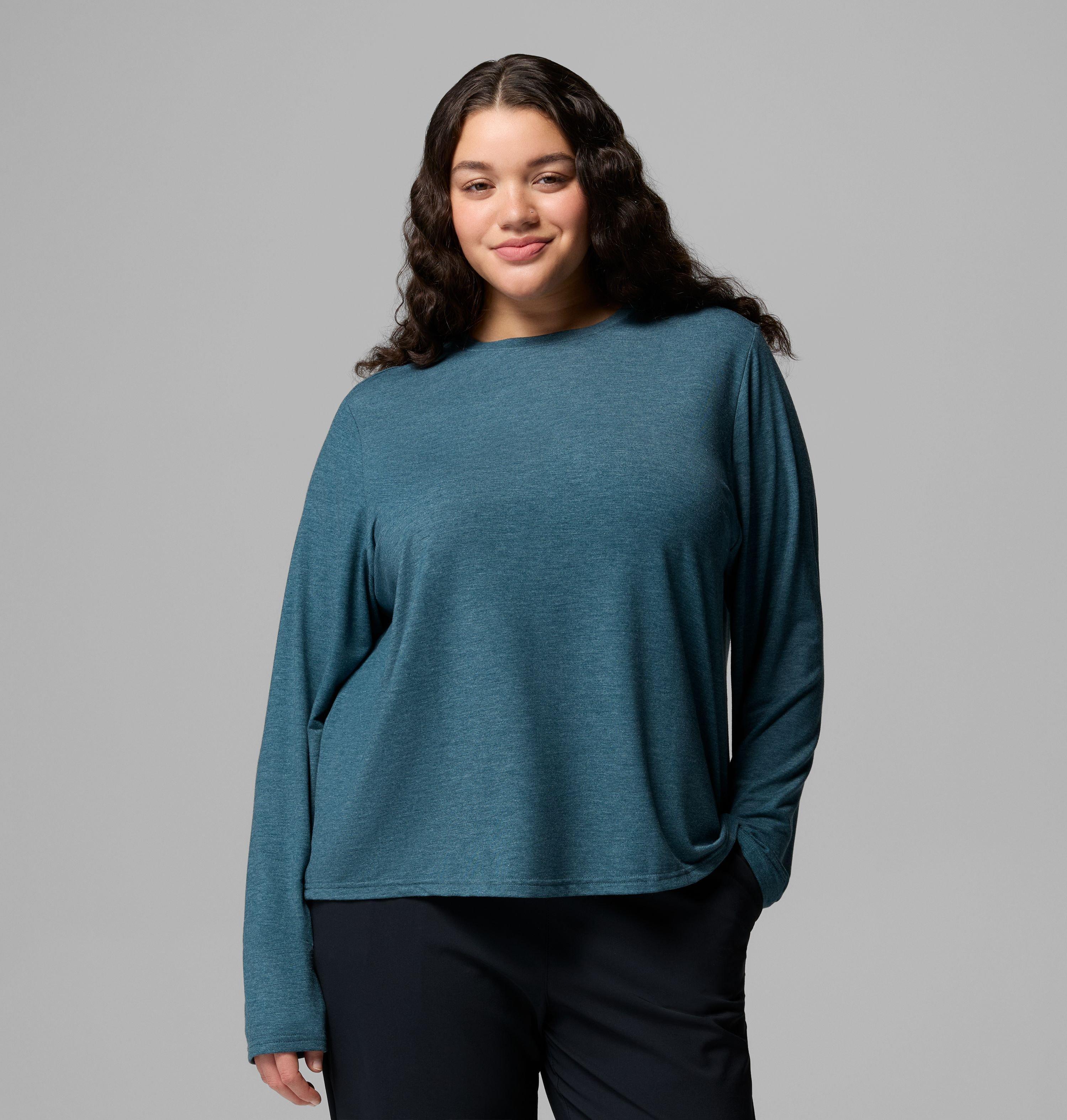 Columbia Women's CSC Soft Stretch Long Sleeve T-Shirt - Plus Size by COLUMBIA