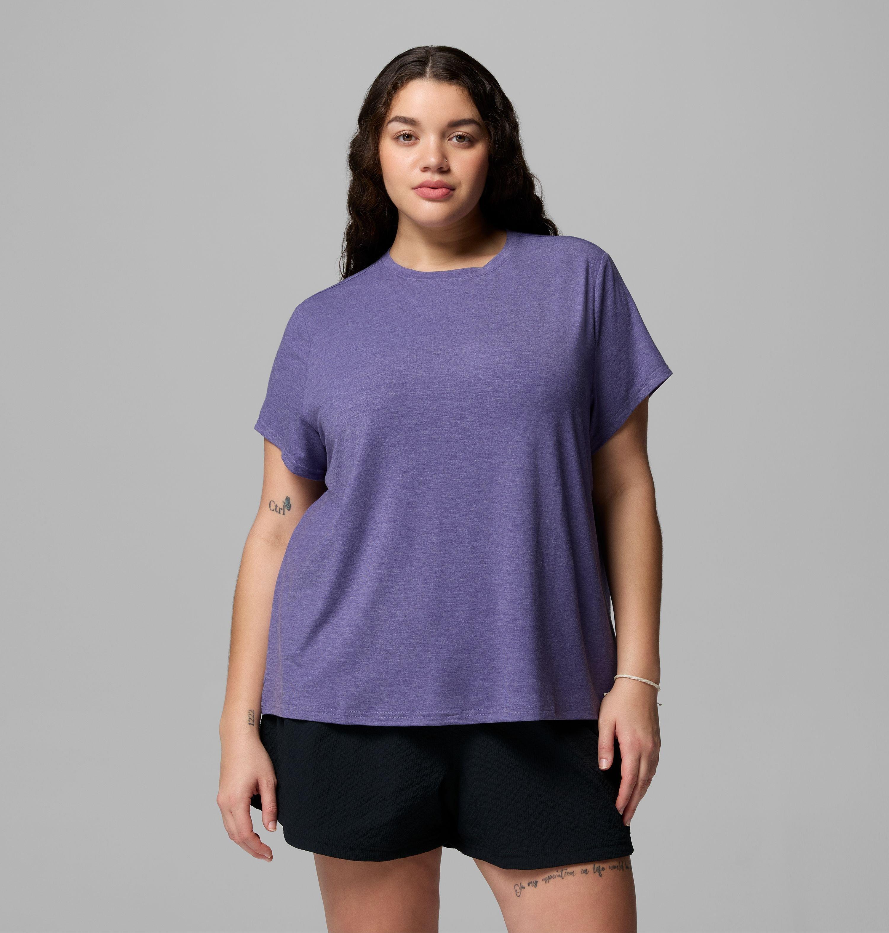 Columbia Women's CSC Soft Stretch Short Sleeve T-Shirt - Plus Size by COLUMBIA