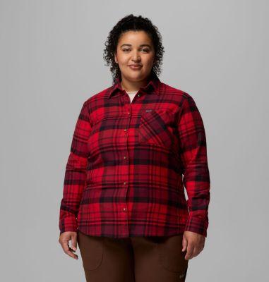 Columbia Women's Calico Basin Flannel Long Sleeve Shirt - Plus Size by COLUMBIA