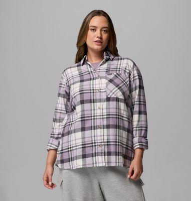 Columbia Women's Calico Basin Flannel Long Sleeve Shirt - Plus Size by COLUMBIA