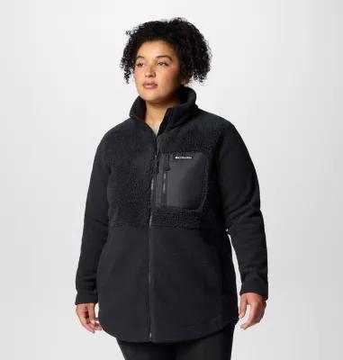 Columbia Women's Columbia Lodge Sherpa Full Zip Fleece Jacket - Plus Size by COLUMBIA