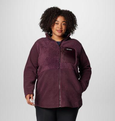 Columbia Women's Columbia Lodge Sherpa Full Zip Fleece Jacket - Plus Size by COLUMBIA