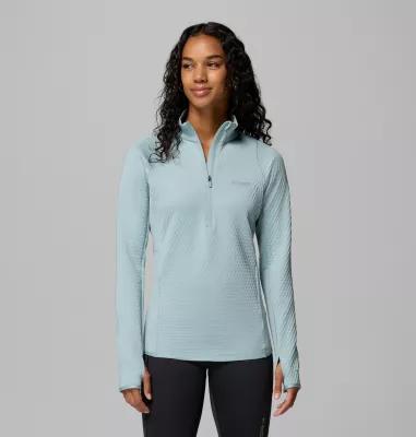 Columbia Women's Crystal Leaf Omni-Heat Helix Half Zip Pullover by COLUMBIA