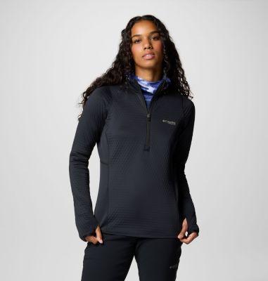 Columbia Women's Crystal Leaf Omni-Heat Helix Half Zip Pullover by COLUMBIA