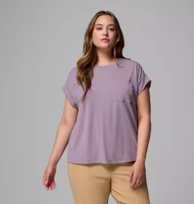 Columbia Women's Daniela Falls Short Sleeve Shirt - Plus Size by COLUMBIA