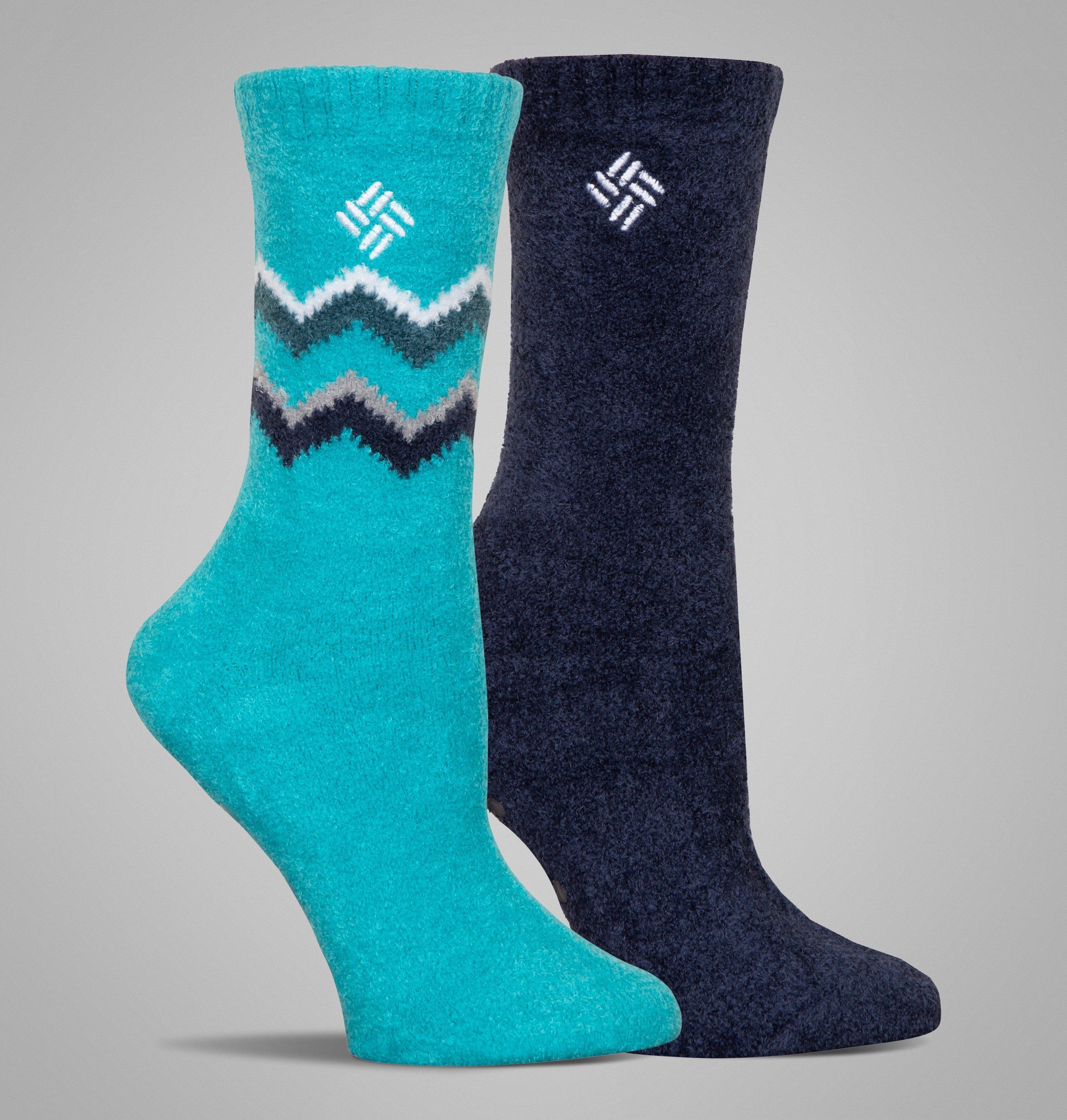 Columbia Women's Double ZAG Cozy Socks - 2 Pack by COLUMBIA