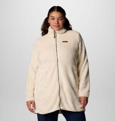 Columbia Women's Fire Side Long Full Zip Fleece Jacket - Plus Size by COLUMBIA