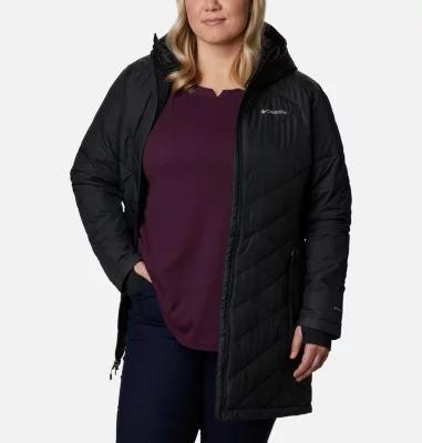 Columbia Women's Heavenly Long Hooded Jacket - Plus Size by COLUMBIA