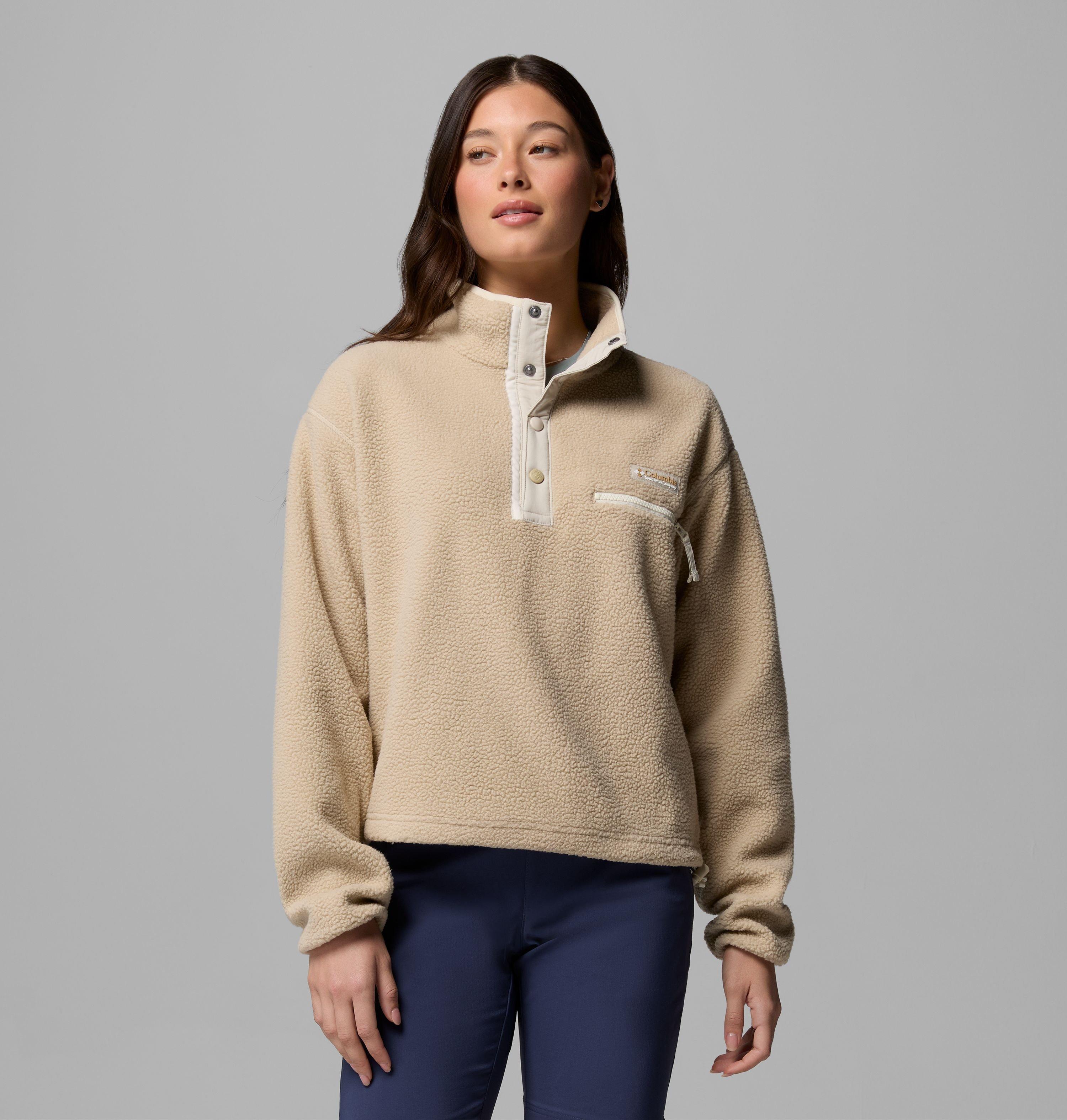Columbia Women's Helvetia II Cropped Half Snap Fleece Pullover by COLUMBIA