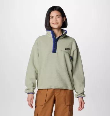 Columbia Women's Helvetia II Cropped Half Snap Fleece Pullover by COLUMBIA