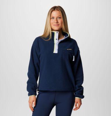 Columbia Women's Helvetia II Cropped Half Snap Fleece Pullover by COLUMBIA