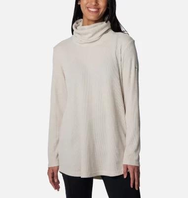 Columbia Women's Holly Hideaway Waffle Cowl Neck Pullover by COLUMBIA
