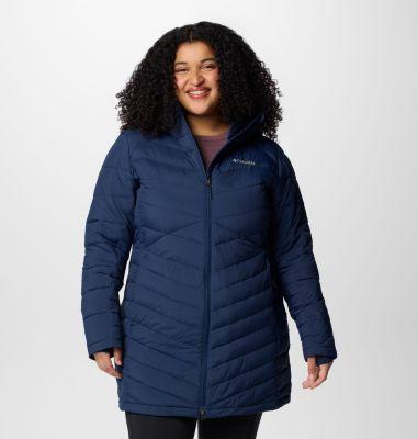Columbia Women's Joy Peak II Mid Hooded Jacket - Plus Size by COLUMBIA