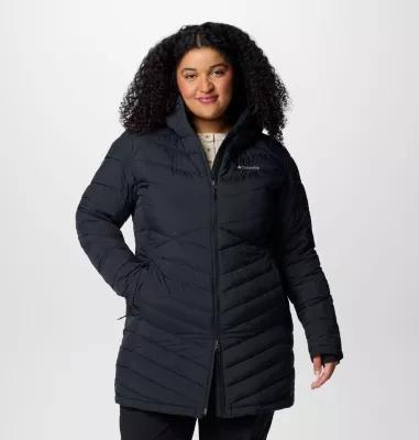 Columbia Women's Joy Peak II Mid Hooded Jacket - Plus Size by COLUMBIA