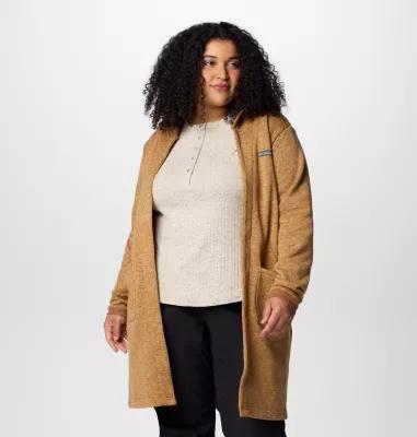 Columbia Women's Montavilla Hooded Cardigan - Plus Size by COLUMBIA