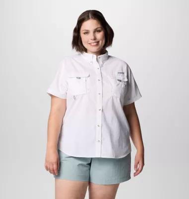 Columbia Women's PFG Bahama Short Sleeve Shirt - Plus Size by COLUMBIA