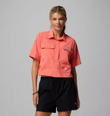 Columbia Women's PFG Open Water Short Sleeve Shirt by COLUMBIA