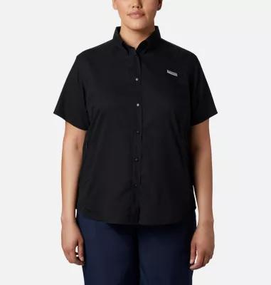 Columbia Women's PFG Tamiami II Short Sleeve Shirt - Plus Size by COLUMBIA
