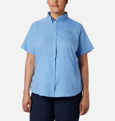 Columbia Women's PFG Tamiami II Short Sleeve Shirt - Plus Size by COLUMBIA