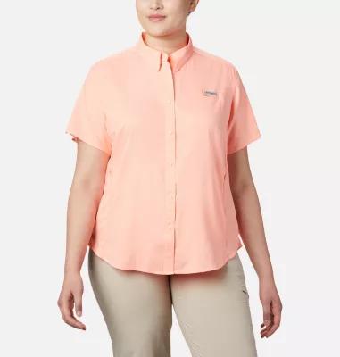 Columbia Women's PFG Tamiami II Short Sleeve Shirt - Plus Size by COLUMBIA