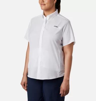 Columbia Women's PFG Tamiami II Short Sleeve Shirt - Plus Size by COLUMBIA