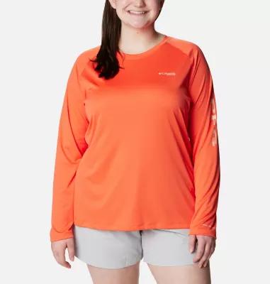 Columbia Women's PFG Tidal Tee II Long Sleeve Shirt - Plus Size by COLUMBIA Columbia Women's PFG Tidal Tee II Long Sleeve Shirt - Plus Size by COLUMBIA