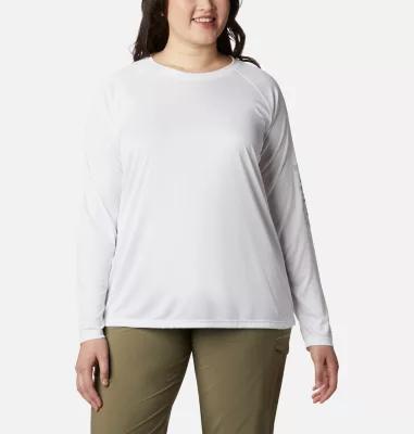 Columbia Women's PFG Tidal Tee II Long Sleeve Shirt - Plus Size by COLUMBIA