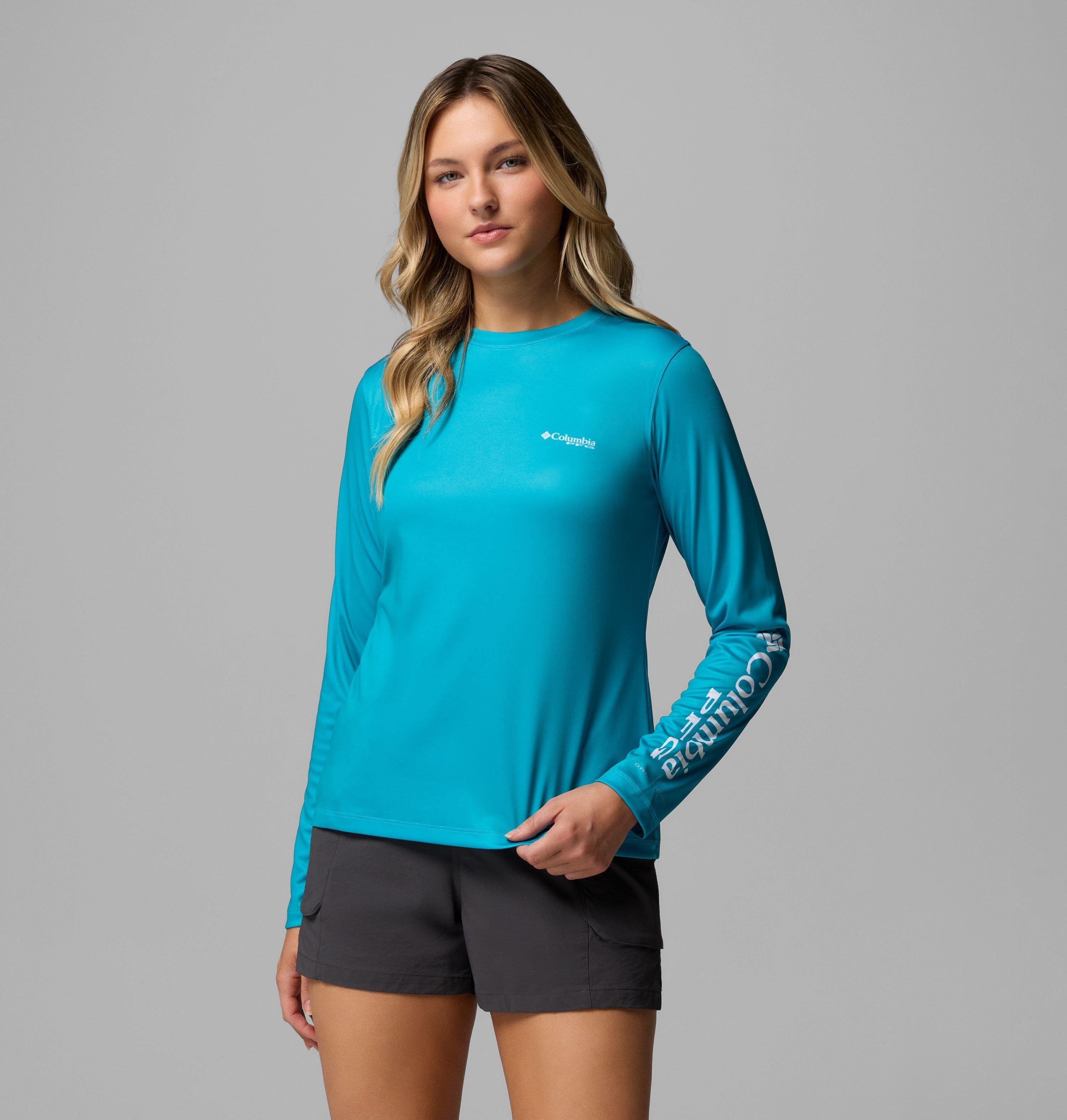 Columbia Women's PFG Tidal Tee Original Chill Long Sleeve Shirt by COLUMBIA