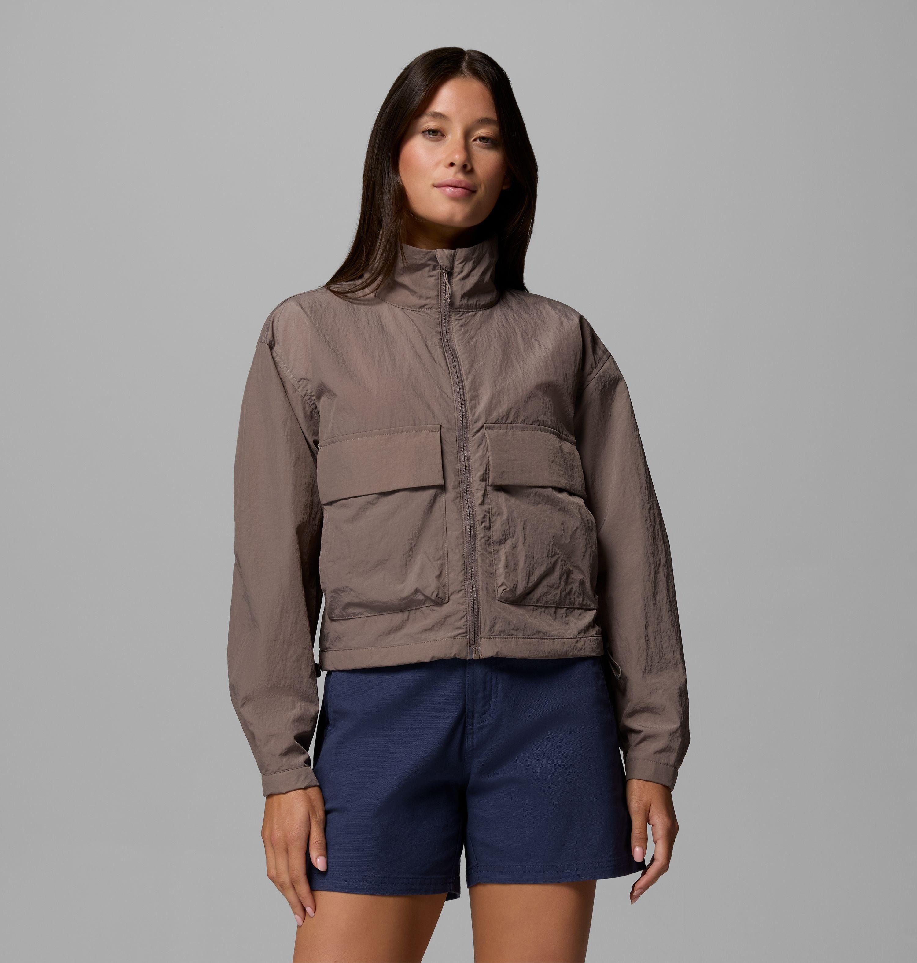 Columbia Women's Paracutie Cropped Cargo Windbreaker by COLUMBIA