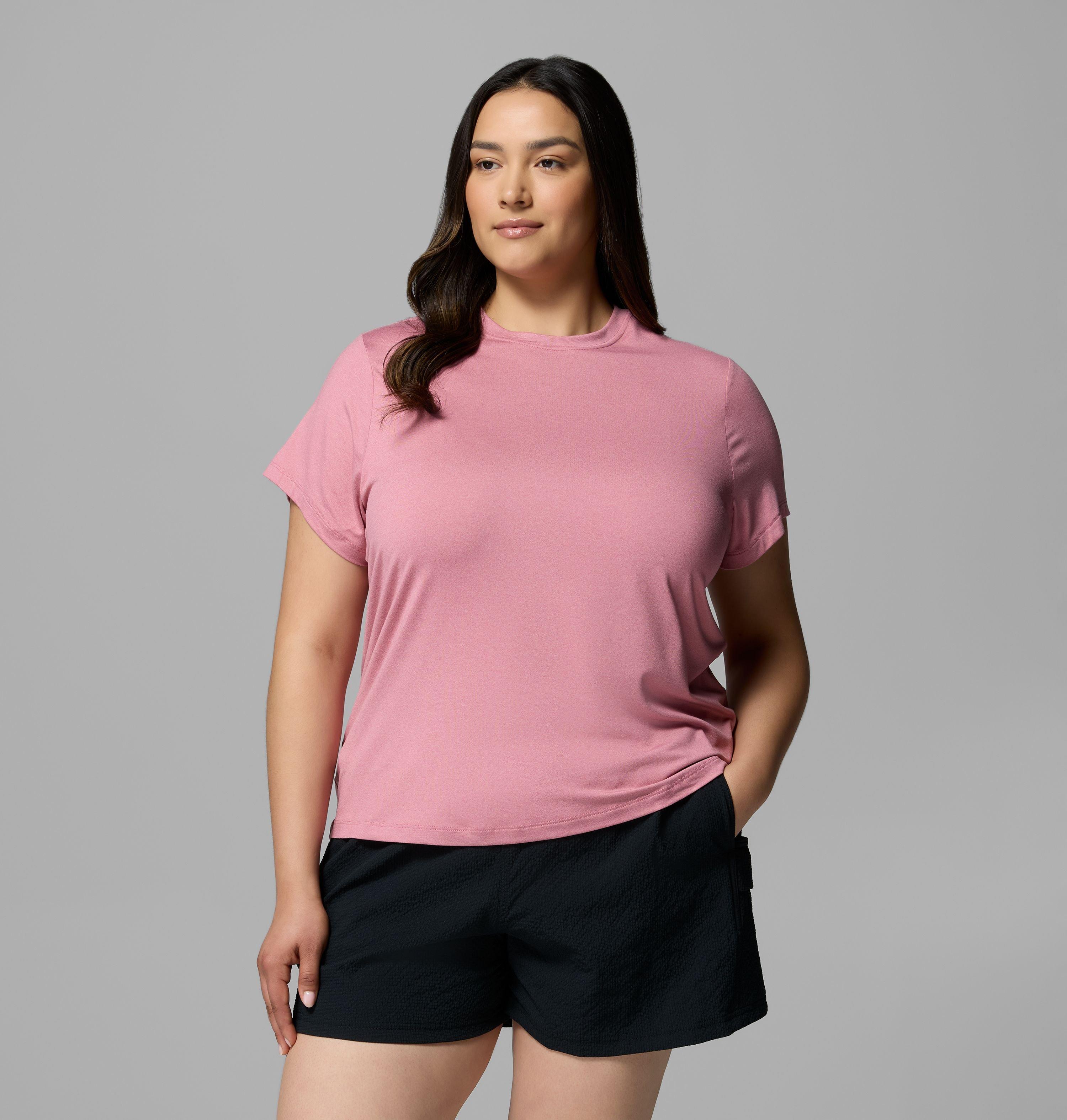 Columbia Women's Parsons Point Short Sleeve Logo T-Shirt - Plus Size by COLUMBIA