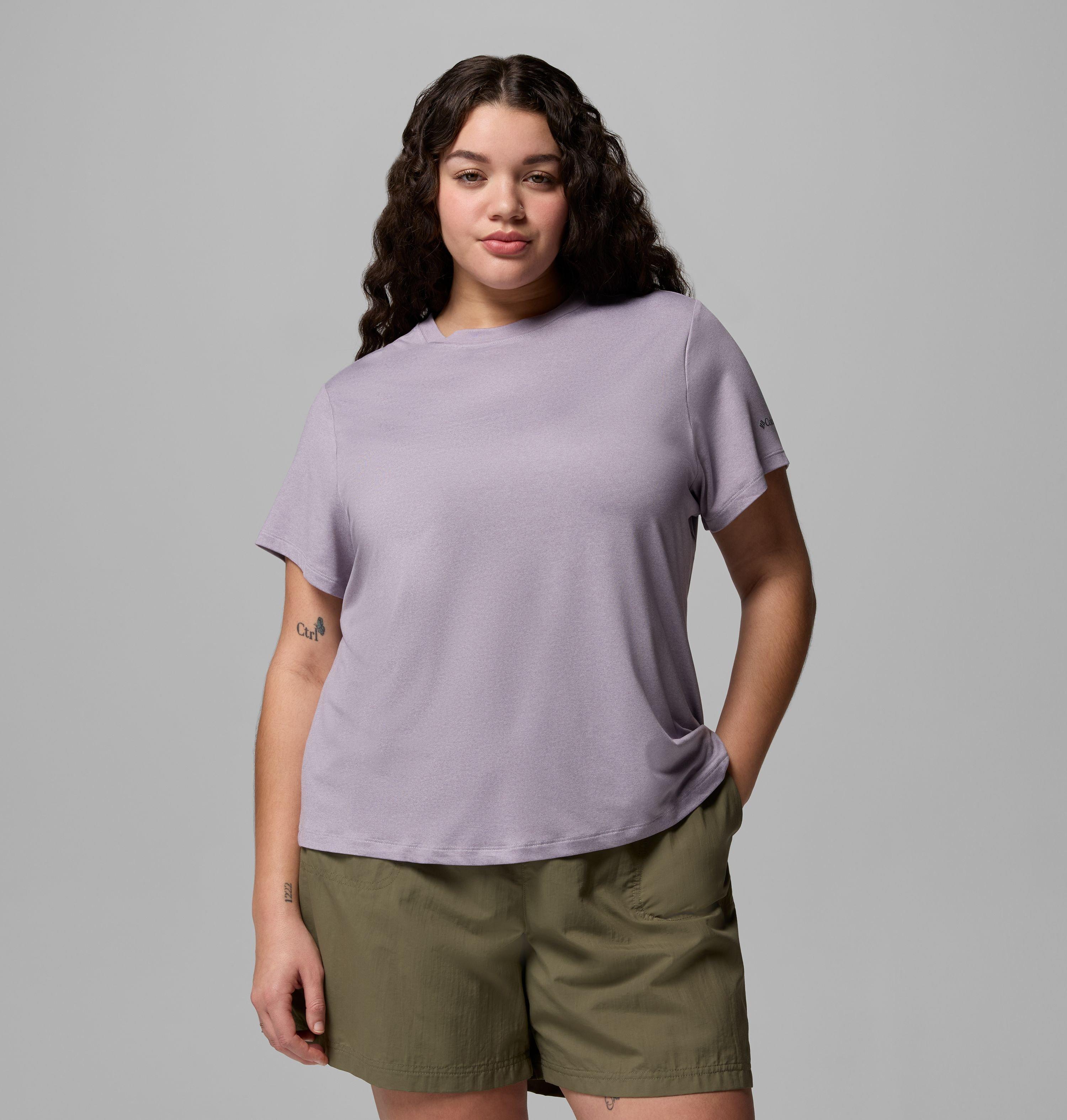 Columbia Women's Parsons Point Short Sleeve Logo T-Shirt - Plus Size by COLUMBIA