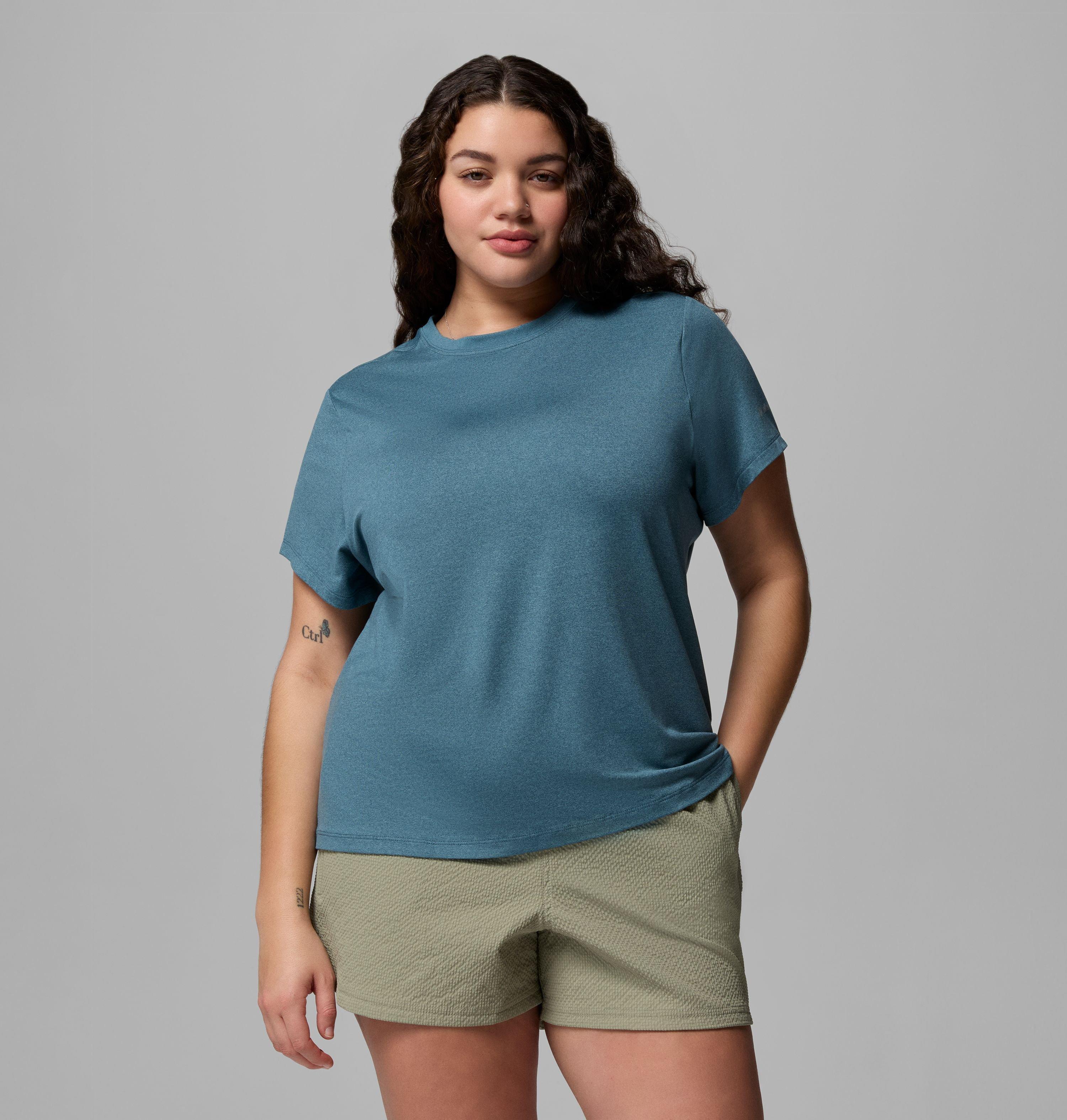 Columbia Women's Parsons Point Short Sleeve Logo T-Shirt - Plus Size by COLUMBIA