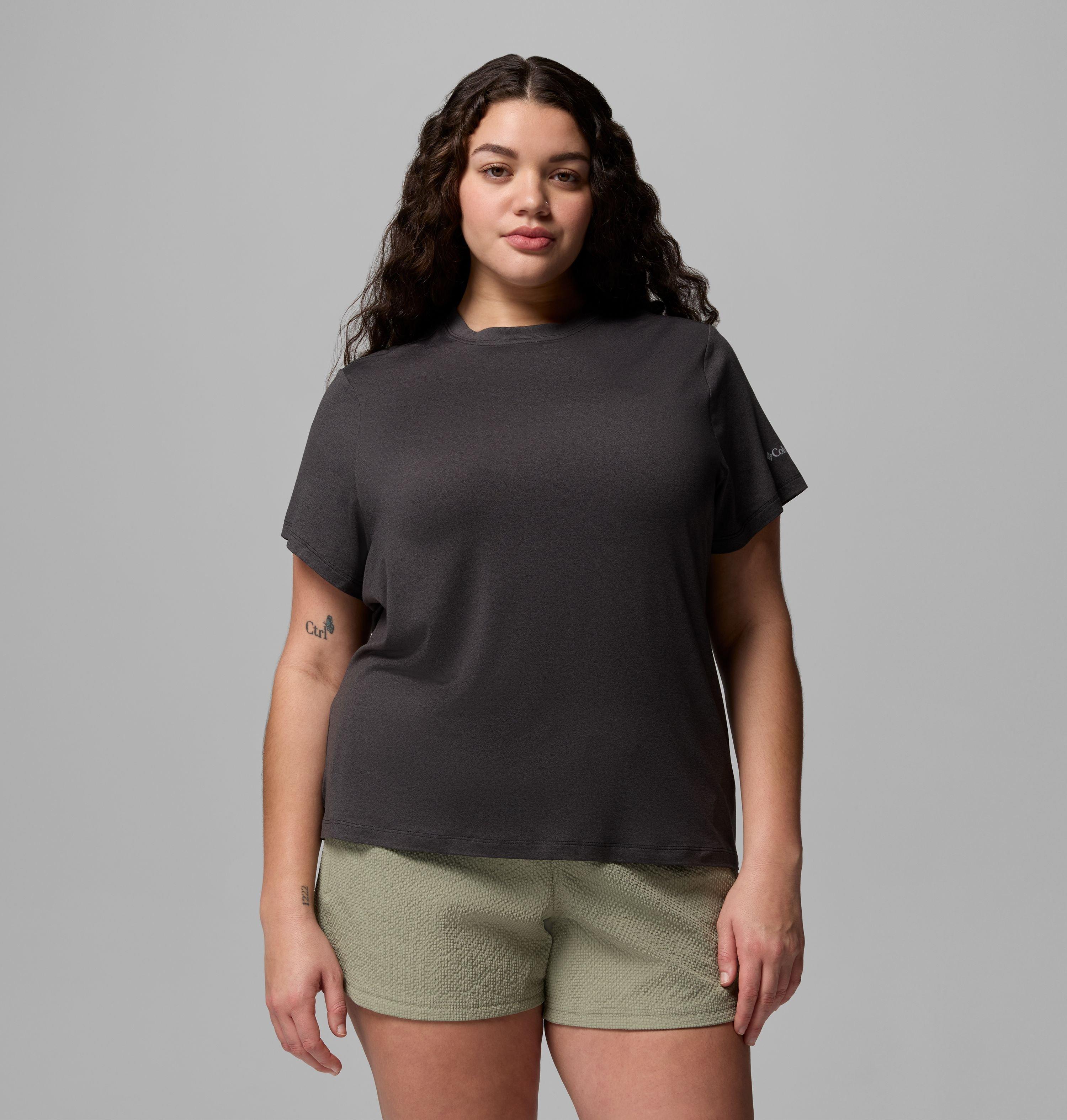 Columbia Women's Parsons Point Short Sleeve Logo T-Shirt - Plus Size by COLUMBIA